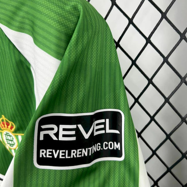 Camisa Real Bétis Home 25/26 - Torcedor Masculina - Verde e branco