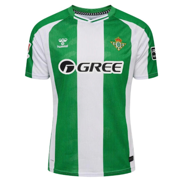 Camisa Real Bétis Home 25/26 - Torcedor Masculina - Verde e branco