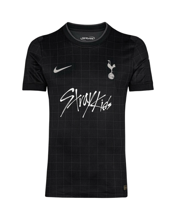 Camisa Tottenham x StrayKids 2025/26 Masculina - Torcedor Masculino - Preto