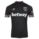 Camisa West Ham United Away 22/23 Torcedor Masculina - Preta