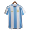 Camisa Seleção da Argentina I 24/25 - Torcedor Masculina - Azul e branca com detalhes em dourado