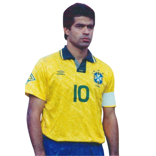 Camisa Retrô Seleção Brasil 1991/93 Home - Amarela