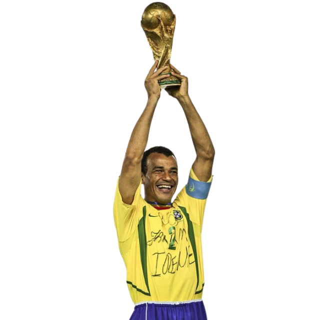 Camisa Retrô Seleção Brasileira 2002 Home - Torcedor - Amarela