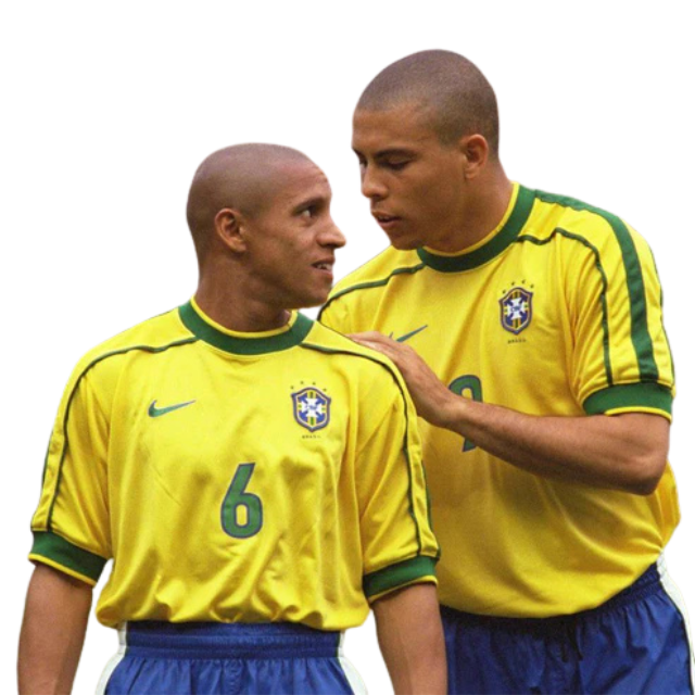 Camisa Retrô Seleção Brasil 1997/98 Home - Amarela