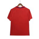Camisa Retrô Seleção Chile I 2016/17 - Vermelha com detalhes em azul