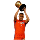 Camisa Retrô Seleção Chile I 2016/17 - Vermelha com detalhes em azul