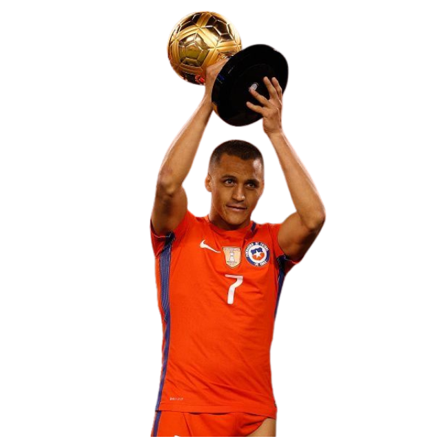 Camisa Retrô Seleção Chile I 2016/17 - Vermelha com detalhes em azul