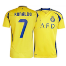 Camisa Al Nassr 24/25 Home - Ronaldo N°7 Personalizada - Torcedor Masculina - Amarelo