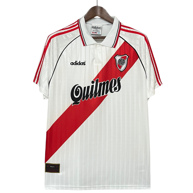 Camisa Retrô River Plate Home 1995/96 - Masculina - Branca