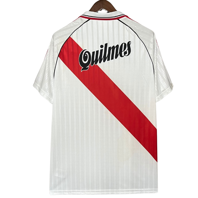 Camisa Retrô River Plate Home 1995/96 - Masculina - Branca