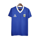 Camisa Retrô Seleção da Argentina I 1986 - Masculina Le Coq Sportif - Branca com detalhes em azul (Cópia)