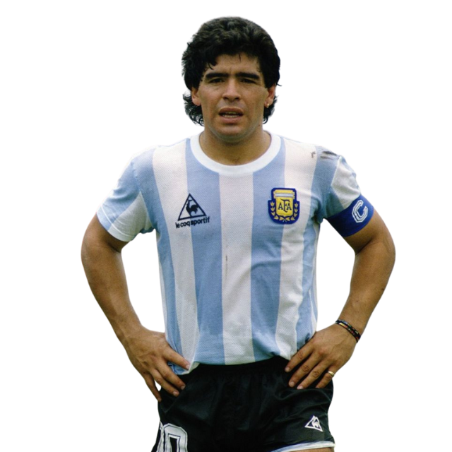 Camisa Retrô Seleção da Argentina I 1986 - Masculina Le Coq Sportif - Branca com detalhes em azul