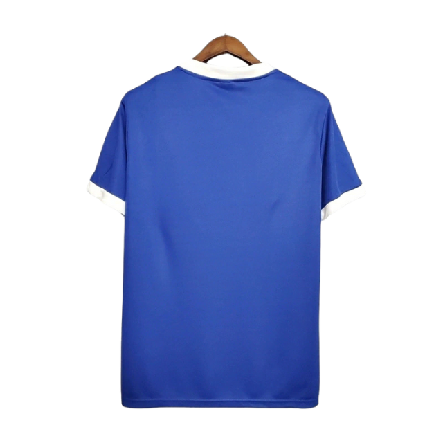 Camisa Retrô Seleção da Argentina I 1986 - Masculina Le Coq Sportif - Branca com detalhes em azul (Cópia)