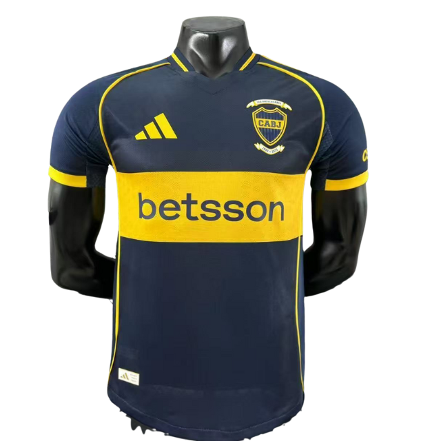 Camisa Boca Juniors Away 2025/26 Versão Jogador Masculino - Azul e amarela