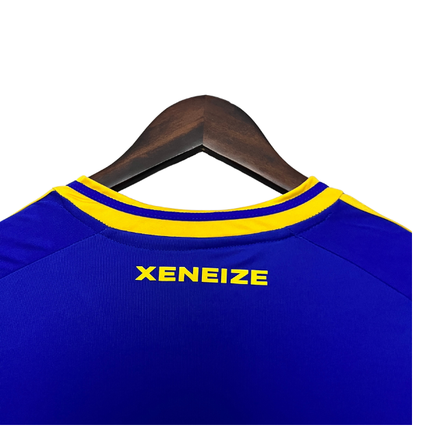 Camisa Boca Juniors I 24/25 - Torcedor Masculina - Azul com detalhes em amarelo