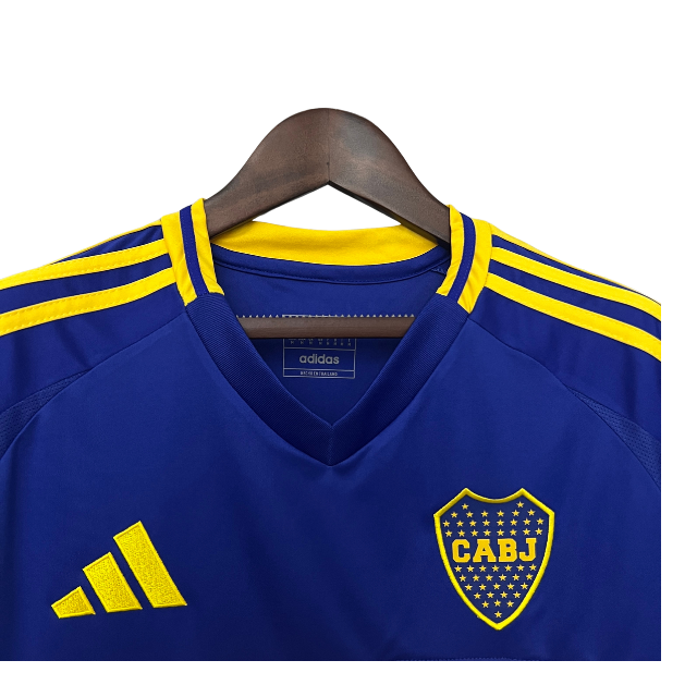 Camisa Boca Juniors I 24/25 - Torcedor Masculina - Azul com detalhes em amarelo