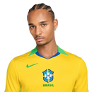 Camisa Seleção Brasileira I 25/26 - Torcedor Masculina - Amarela com detalhes em verde