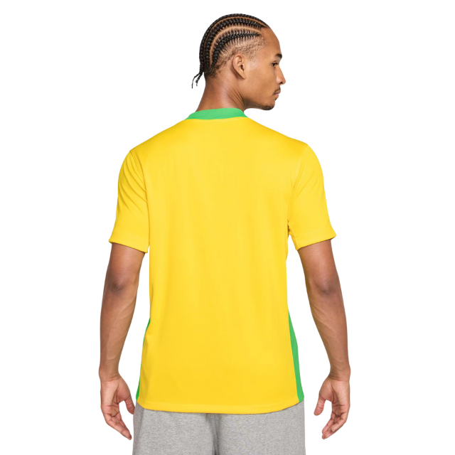 Camisa Seleção Brasileira I 25/26 - Torcedor Masculina - Amarela com detalhes em verde