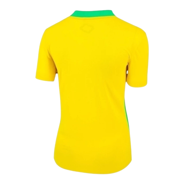 Camisa Seleção Brasileira I 25/26 - Torcedor Feminina - Amarela com detalhes em verde