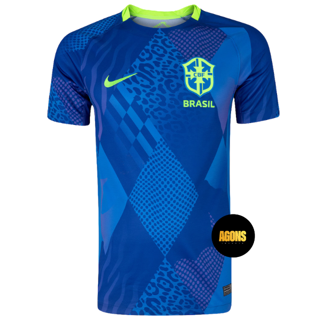 Camisa Seleção Brasileira II 25/26 - Torcedor Masculina - Azul e verde