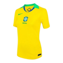 Camisa Seleção Brasileira I 25/26 - Torcedor Feminina - Amarela com detalhes em verde