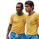 Camisa Retrô 1970 Seleção Brasileira I Masculina - Amarelo e Verde