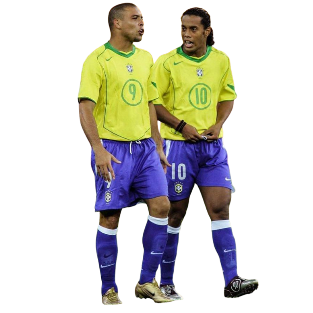 Camisa Retrô Seleção Brasileira 2004 I - Torcedor - Amarela