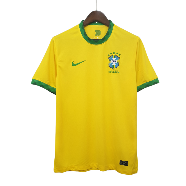 Camisa Seleção Brasileira I 20/21 Torcedor Masculina - Amarela