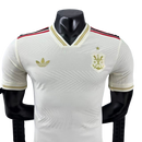 Camisa Flamengo Third 25/26 - Versão Jogador Masculina - Branco e Dourado