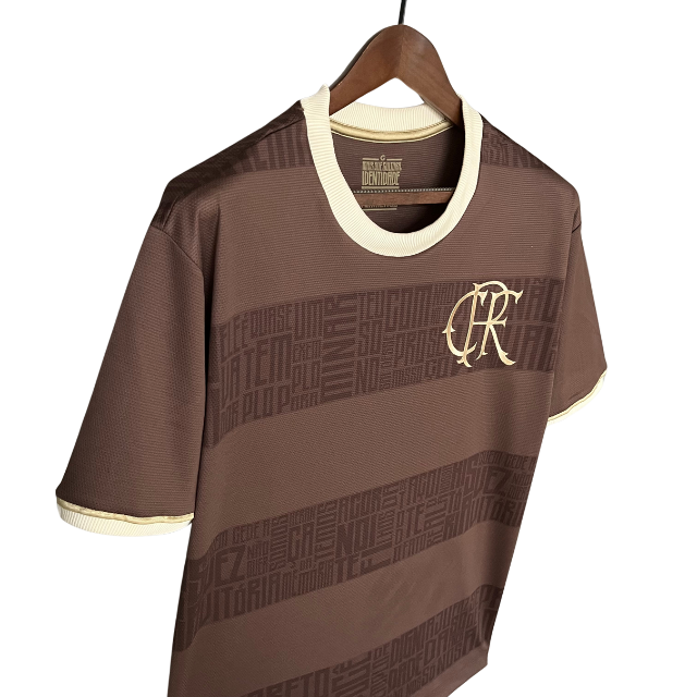 Camisa Flamengo identidade 24/25 -Torcedor Masculina - Marrom