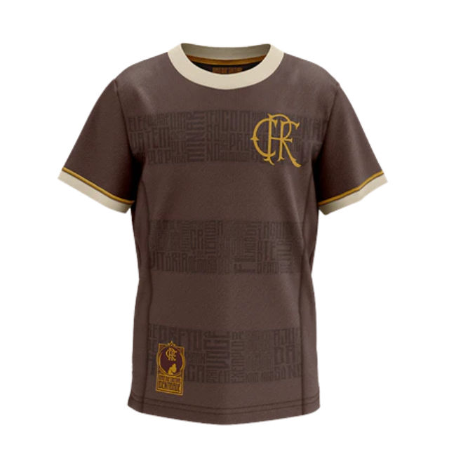 Camisa Flamengo identidade 24/25 -Torcedor Masculina - Marrom
