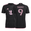 Camisa Inter Miami away 24/25 - Suárez  N°9 - Torcedor Masculina - Preta