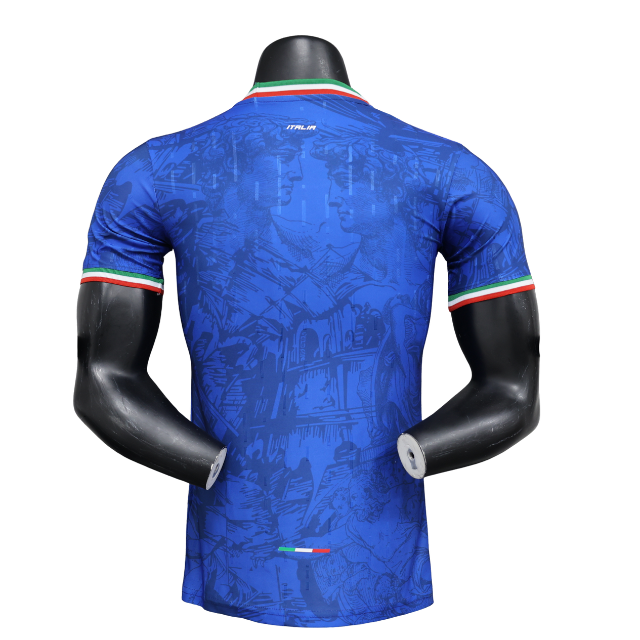 Camisa Seleção Itália I Edição especial 24/25 - Jogador Masculina - Azul