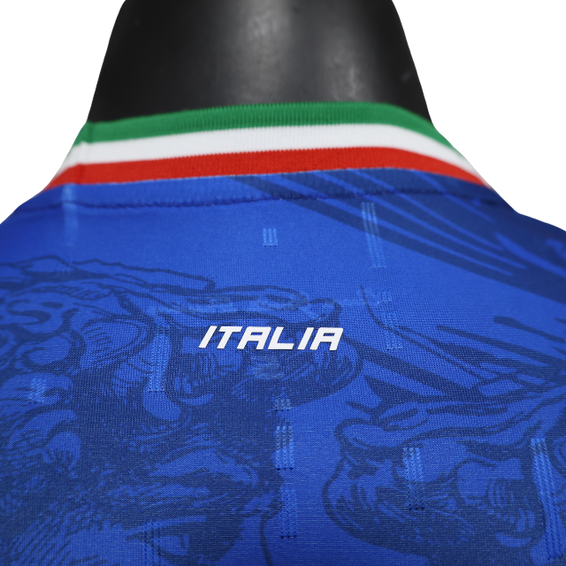 Camisa Seleção Itália I Edição especial 24/25 - Jogador Masculina - Azul