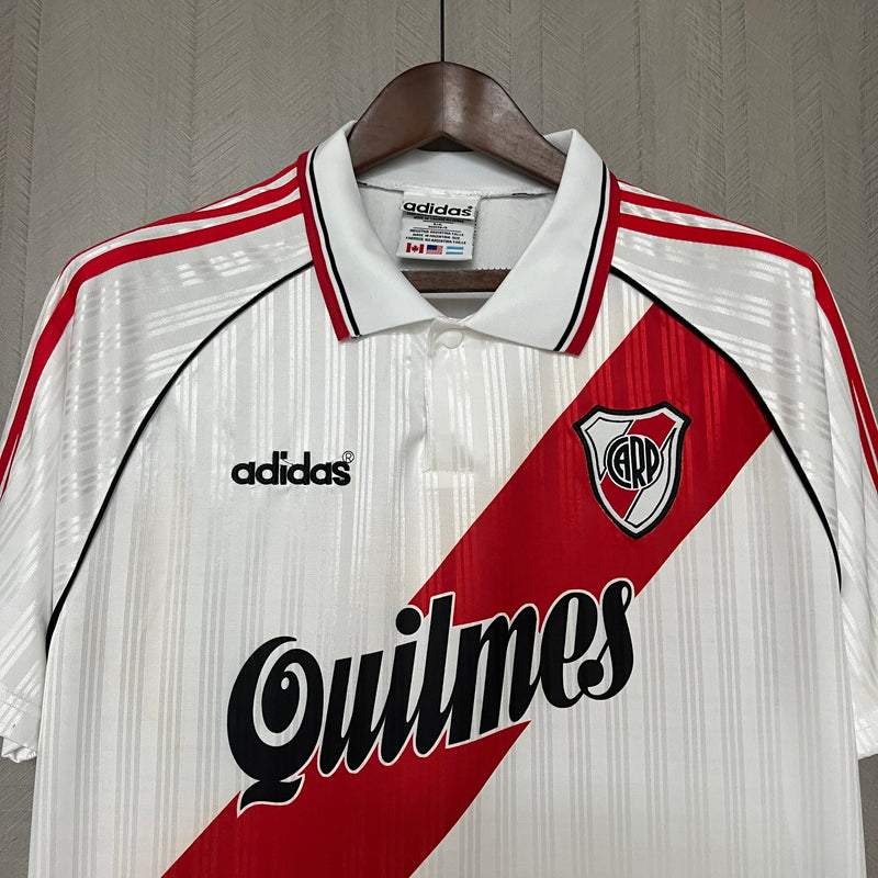 Camisa Retrô River Plate Home 1995/96 - Masculina - Branca