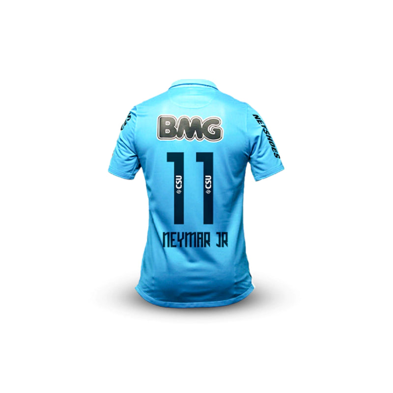 Camisa Santos 2012 Centenário - Personalizada NEYMAR JR N°11 -Torcedor Masculina Azul