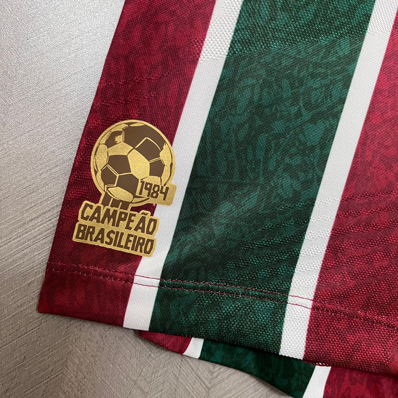 Camisa Fluminense I 24/25 - Torcedor Masculina - Tricolor com patrocínio