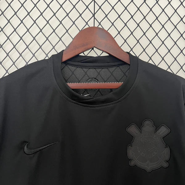 Camisa Corinthians All black 2024/25 Away -Torcedor Masculia