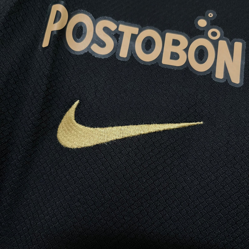 Camisa Atlético Nacional Away 25/26 - Torcedor Masculina - Preta e dourada