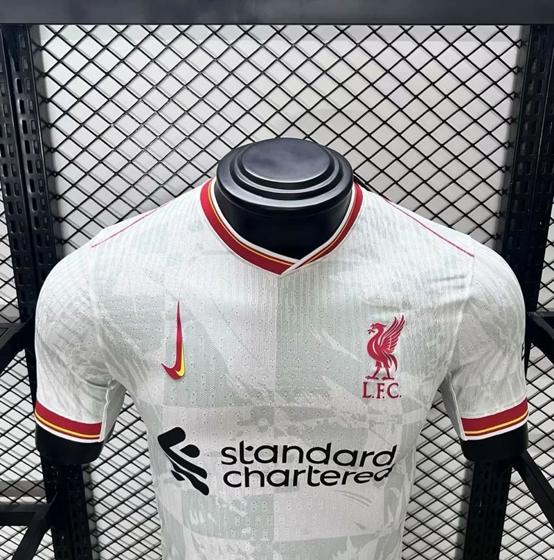 CAMISA VERSÃO PLAYER DO LIVERPOOL 24/25 BRANCO