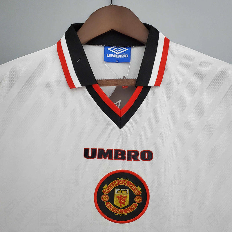 Camisa Manchester United Retrô 1996/1997 Branca