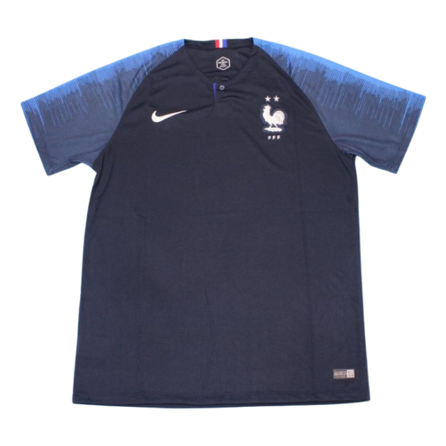 Camisa Retrô Seleção da França I 2018 - Azul