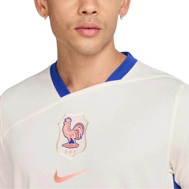 Camisa Seleção França II 25/26 - Torcedor Masculina - Branco e Azul