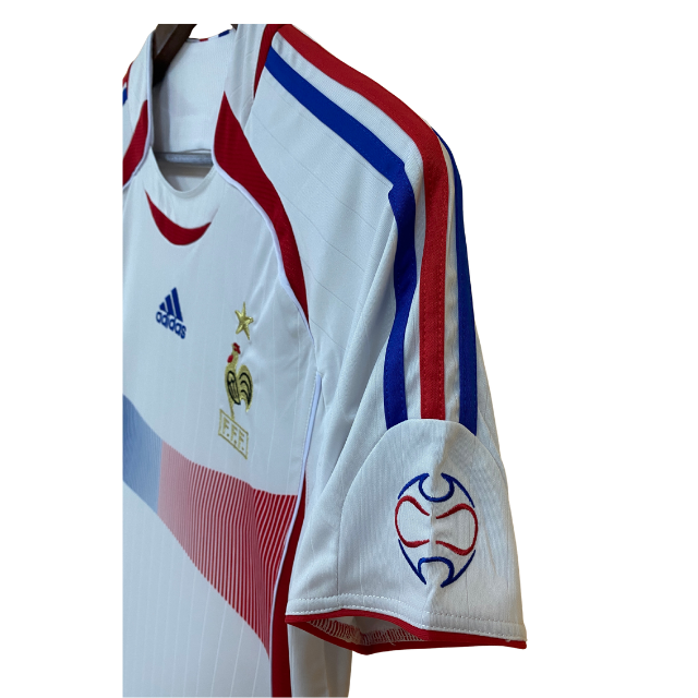 Camisa Retrô Seleção da França II 2006 - Masculina - Branca