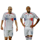 Camisa Retrô Seleção da França II 2006 - Masculina - Branca