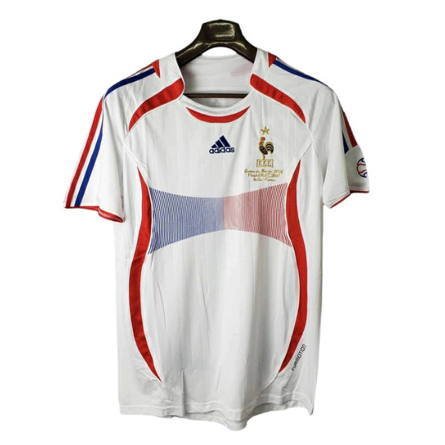 Camisa Retrô Seleção da França II 2006 - Masculina - Branca