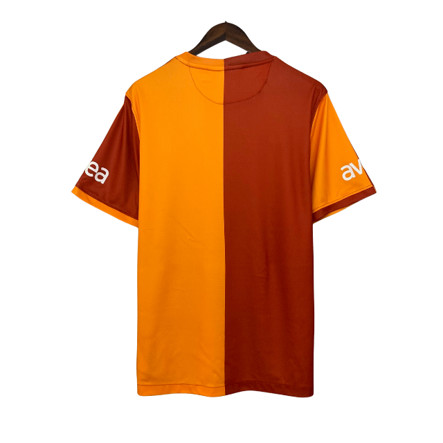 Camisa Retrô Galatasaray 13/14 home - Torcedor - Vermelha e amarela