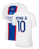 Camisa PSG III 22/23 Nike - Branca - Personalizada Neymar JR N° 10