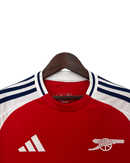 Camisa Arsenal I 24/25 - Torcedor Masculina - Branca com detalhes em azul e vermelho