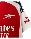 Camisa Arsenal I 24/25 - Torcedor Masculina - Branca com detalhes em azul e vermelho